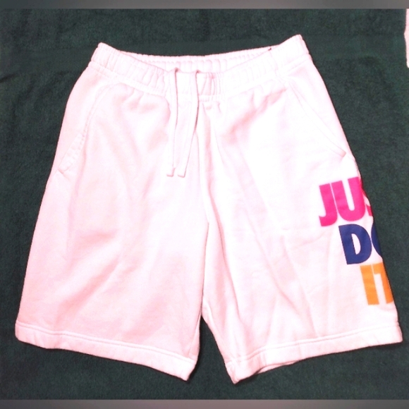 Vintage NIKE JUST DO IT Pete Sampras 90s Athletic Cotton White Sweat Shorts - Picture 2 of 13